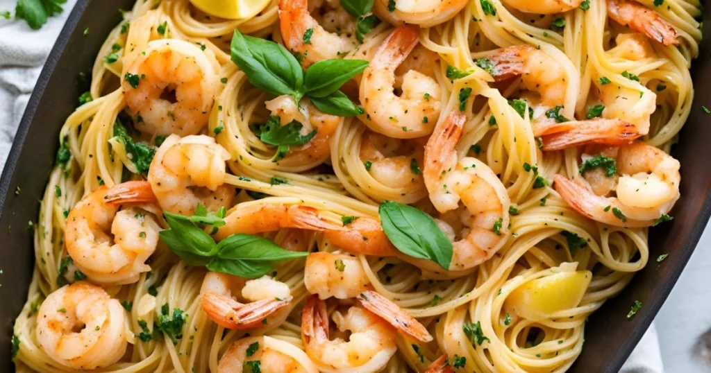 Garlic-Butter-Shrimp-Pasta