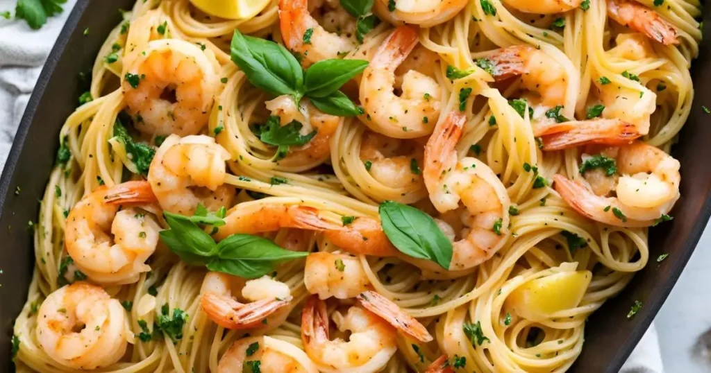 Garlic Butter Shrimp Pasta Recipe: A Deliciously Easy Dinner in 30 Minutes 2 Garlic Butter Shrimp Pasta